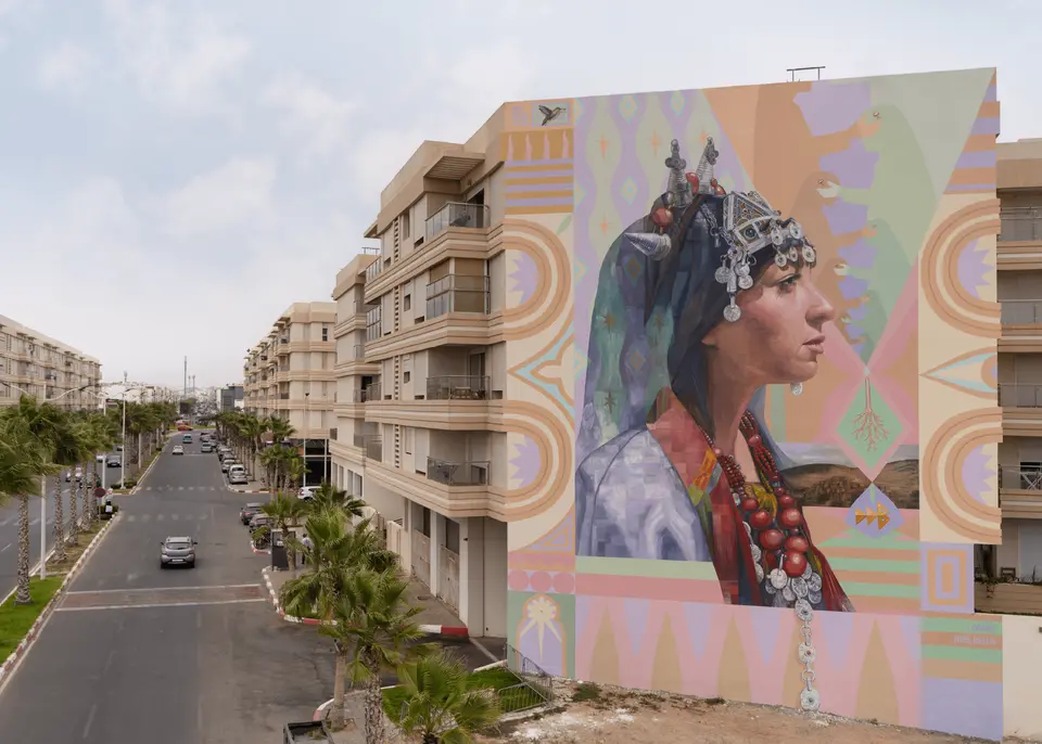 Réalisation des fresques murales et de l'art urbain dans différents endroits de la ville - CAN 2025 - Actualité Agadir