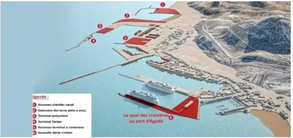 Port d'Agadir : l'ANP prépare le lancement du projet de terminal de croisière