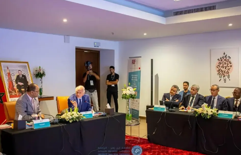 En présence d'André Azoulay, Nabil Hmina renforce le rayonnement de l'Université Ibn Zohr au cœur de la Francophonie scientifique - Actualité Agadir